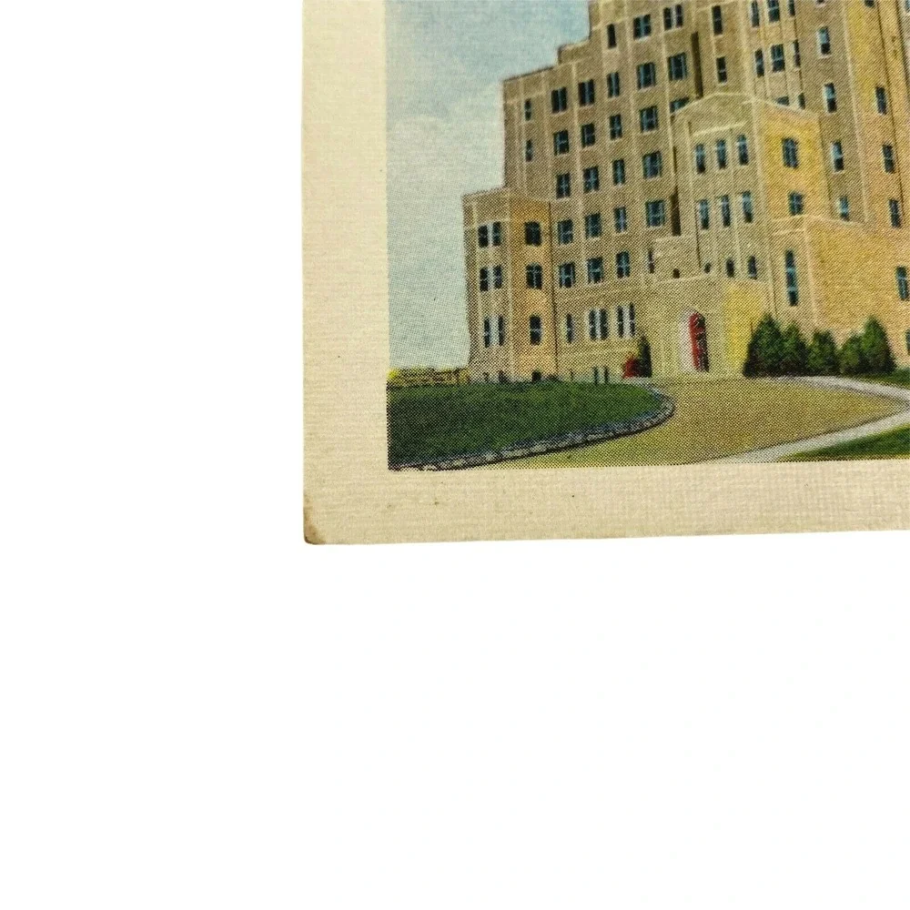 Vintage Colored Printed Postcard St Marys Hospital‎ Cote-des-Neiges Montreal